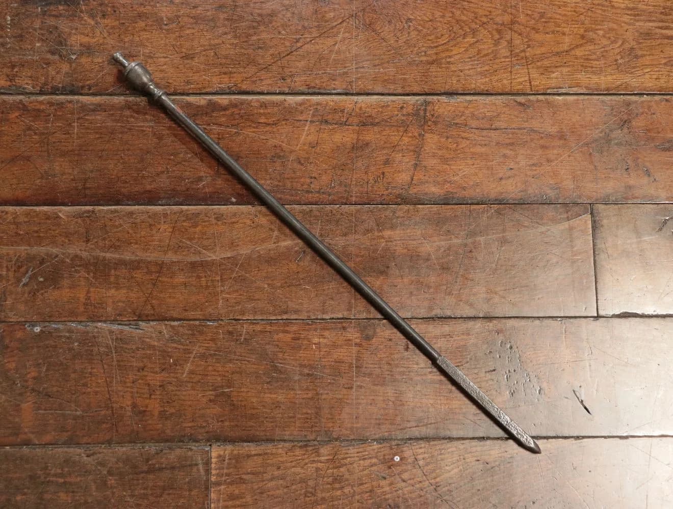 ファイヤーポーカー｜アイアン・1930年代 細身の火かき棒 66cm
