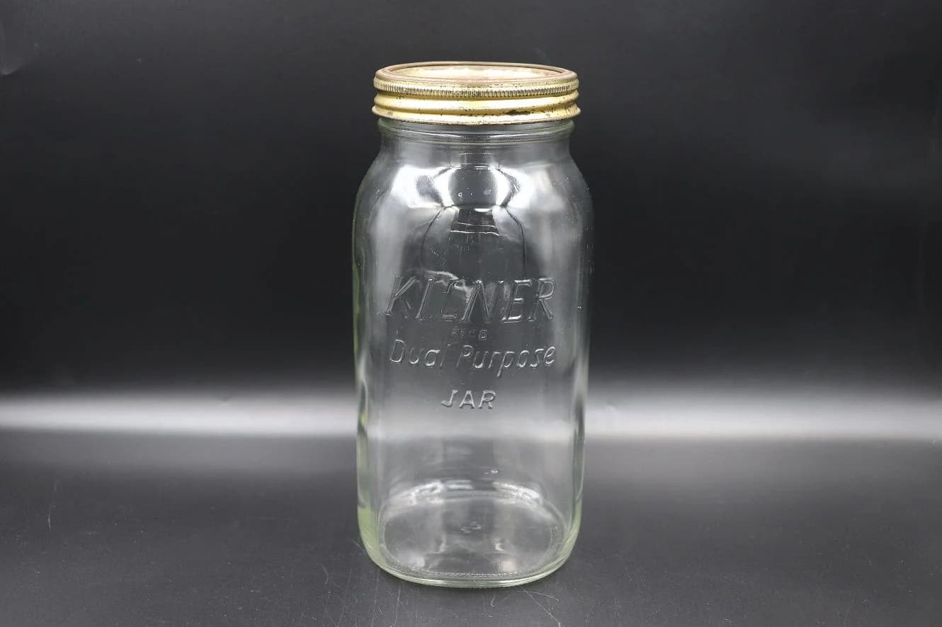 ガラスジャー|1970年代 キルナーのスクリューキャップ 22cm