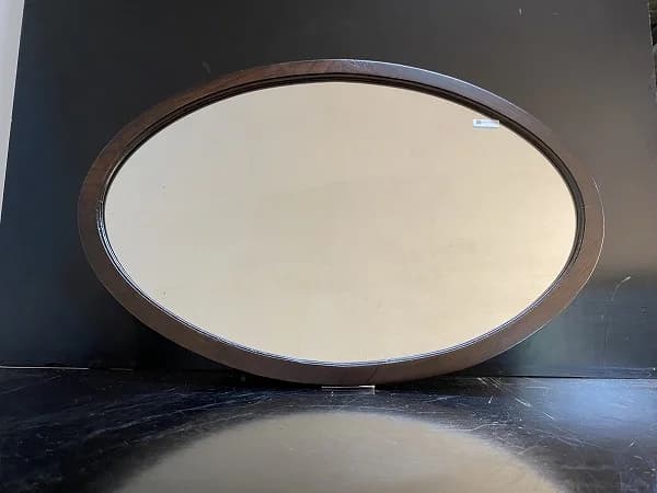 ミラー｜オーバル型の横長壁掛け 76.5×51.5cm