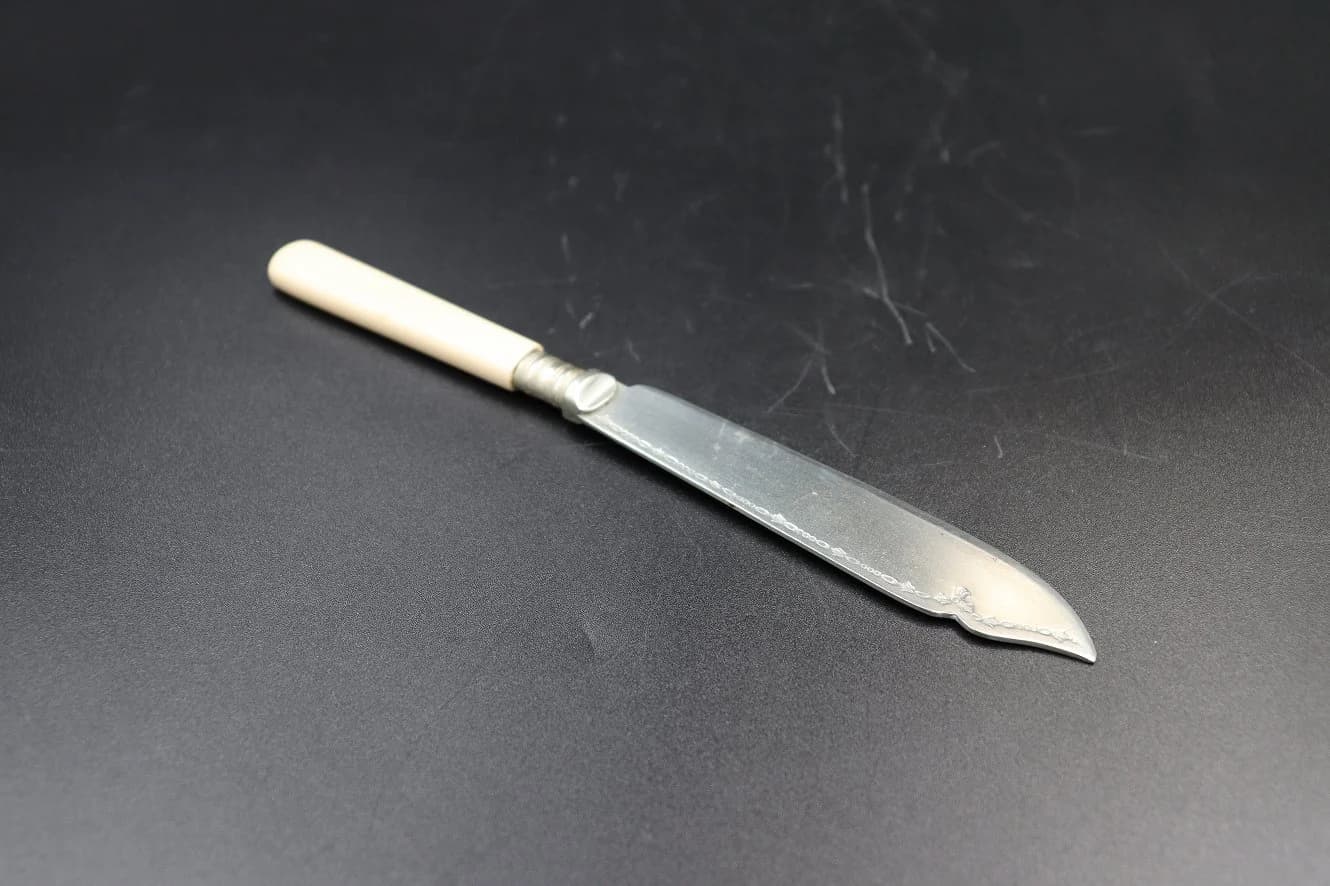 フィッシュナイフ｜白の柄 20.5cm