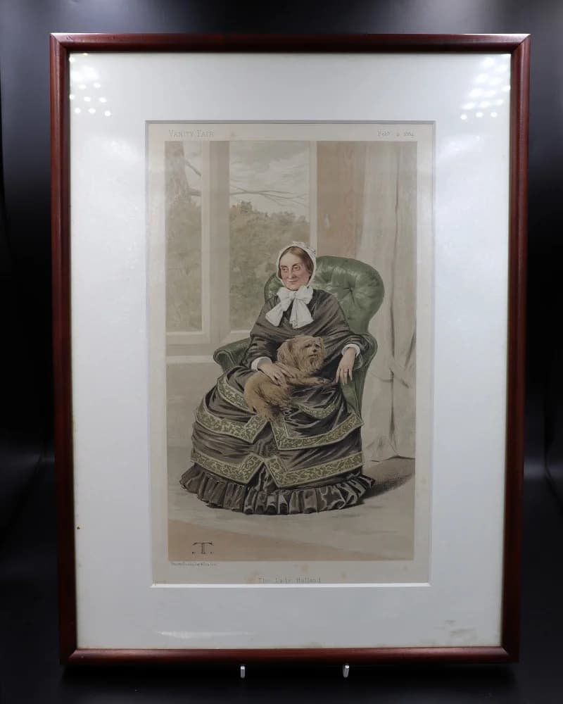 ヴァニティフェア|椅子に座る老婦人 35.4×47.4cm