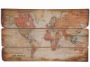 ワールドウッドマップ｜三枚板の世界地図 118×73cm
