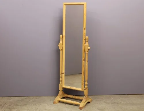 シュバルミラー|パイン材 英国カントリー調の姿見 56×150cm