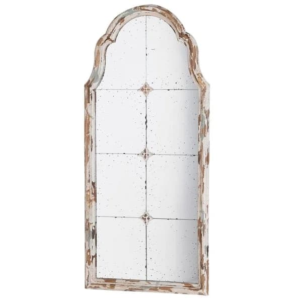 ミラー｜ディストレスト加工のトールミラー 53×122cm