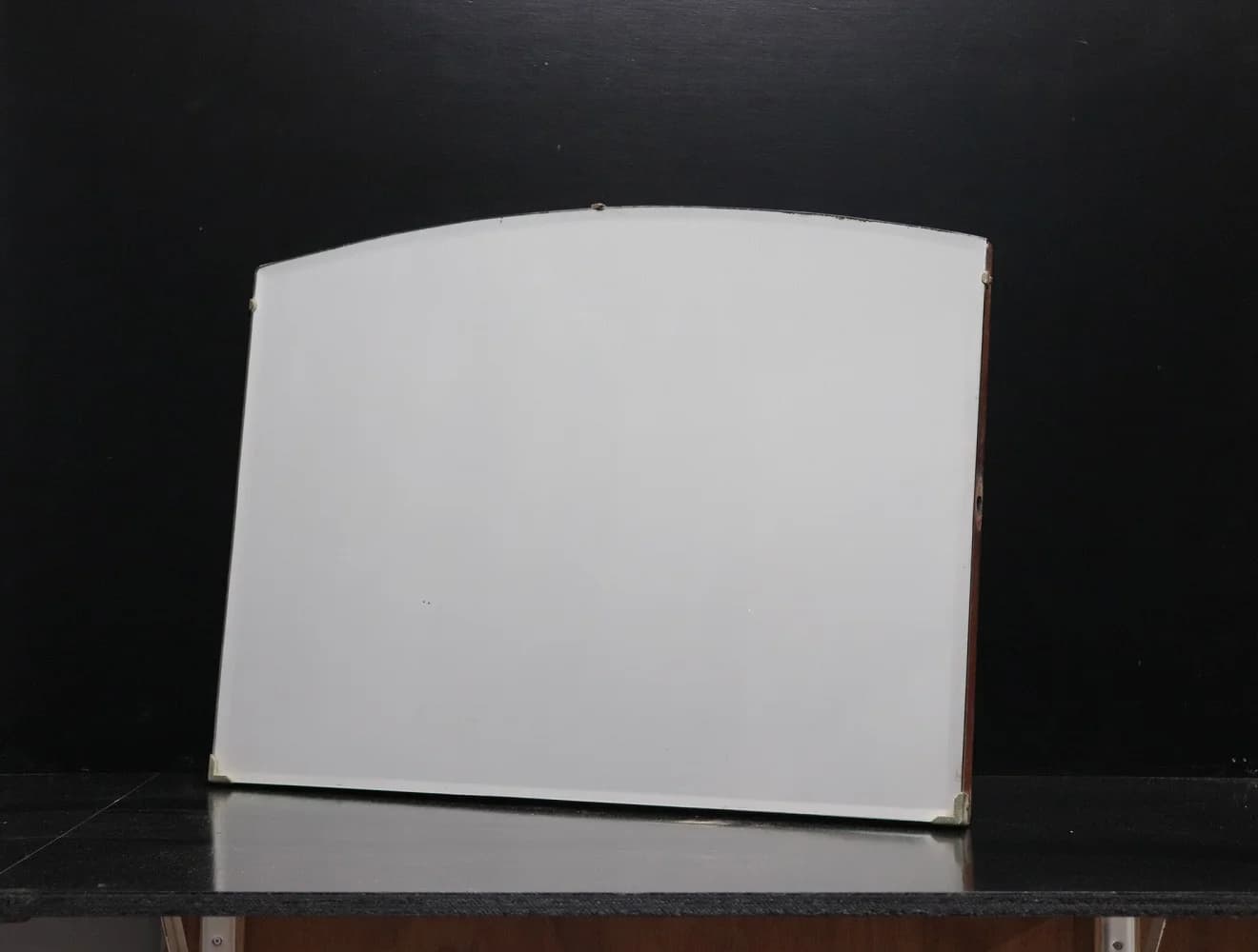 ミラーパーツ｜上部が緩くアーチした横長ミラー 61×45.8cm
