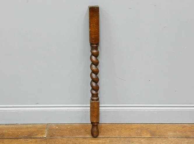 ウッドパーツ|オーク・1930年代 バーリーツイストの脚 70cm