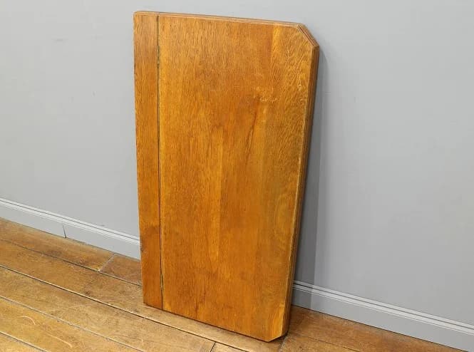 天板パーツ|オーク・1930年代 角を丸めた厚板 55×106cm