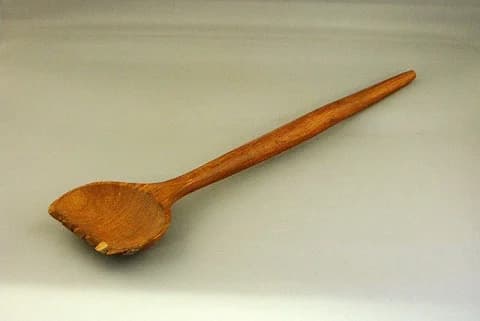 クッキングフォーク｜木製 先端がヘラ状の30cm