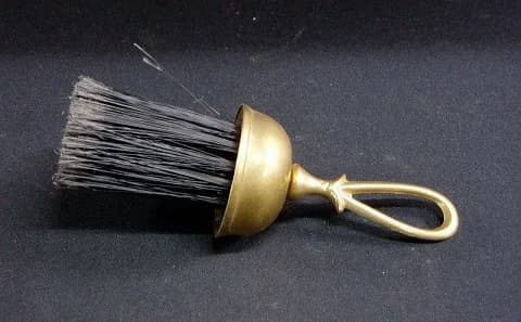 ファイヤープレイスブラシ|真鍮 輪の持ち手 18cm