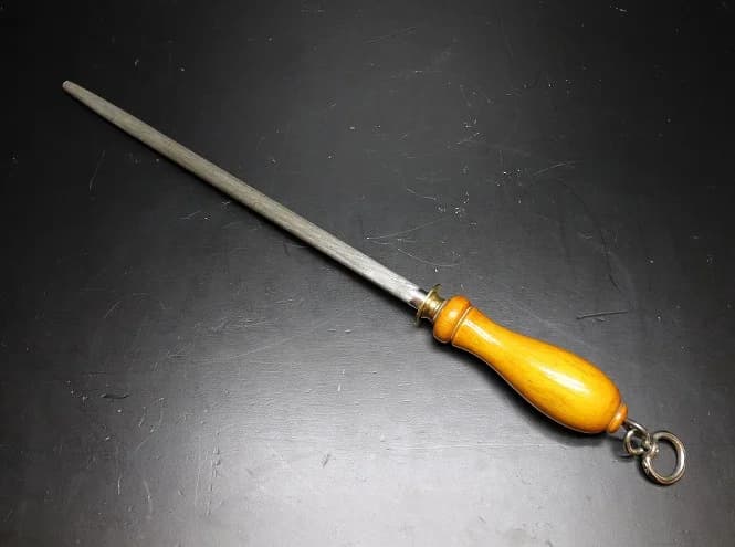 ナイフシャープナー|1980年代 精肉店の研ぎ棒 44.5cm