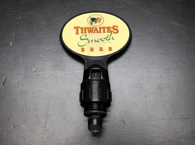 ビールサーバーハンドル｜1970年代 スウェイツ社のロゴ 13.5cm