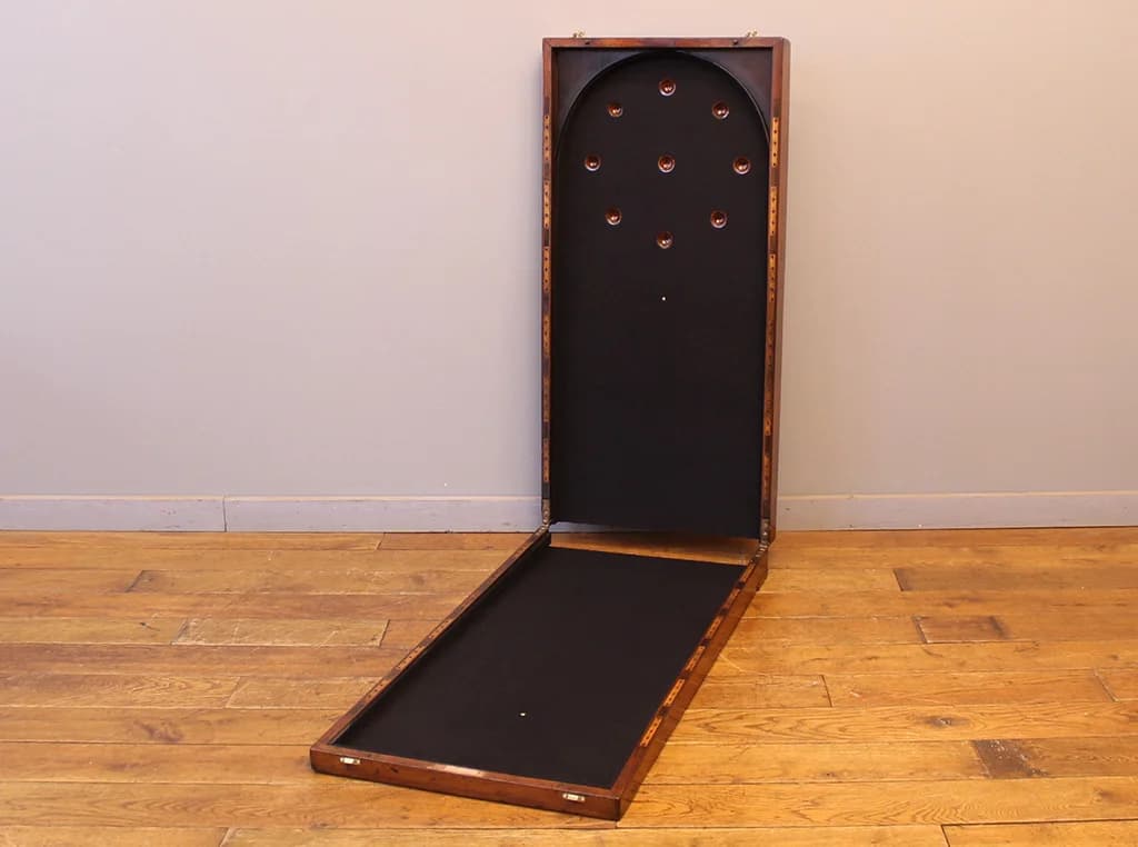 パブゲーム｜オーク材・1930年代 折りたたみ式ゲームボード 106cm