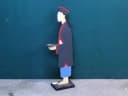 カードスタンド｜オーク材・1950年代 中国服のバトラー 90.5cm