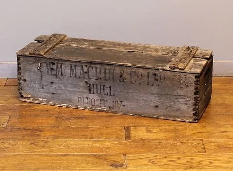 ウッドボックス|オーク材・1930年代 大判の87cm
