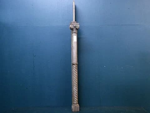 コラム|パイン材・1900年代 石造り風の柱 12×140cm 半割