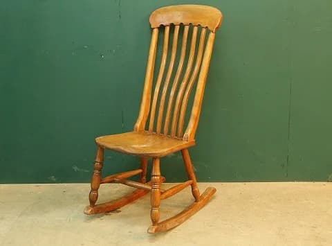 ロッキングチェア｜マホガニー材・1890年代