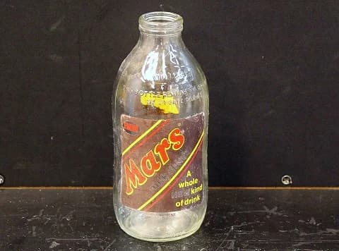 ミルクボトル｜1970年代 Mars milk drink 19cm