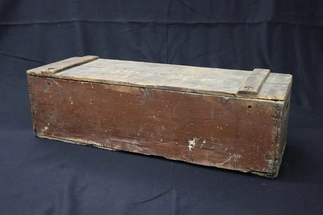 ウッドボックス｜1930年代 バナナ商のレタリング 87cm