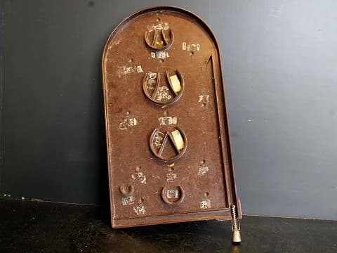 バガテルパブゲームボード｜1930年代 小型の盤面 30.5×56.2cm