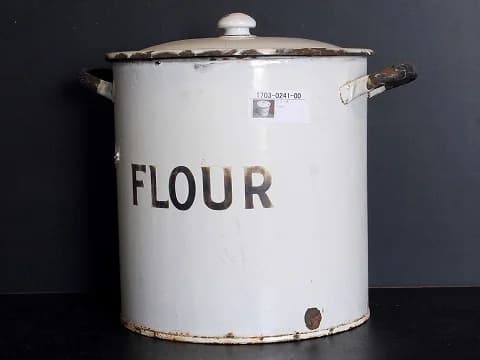 フラワー缶|ホーロー つまみ取っ手の蓋 45cm