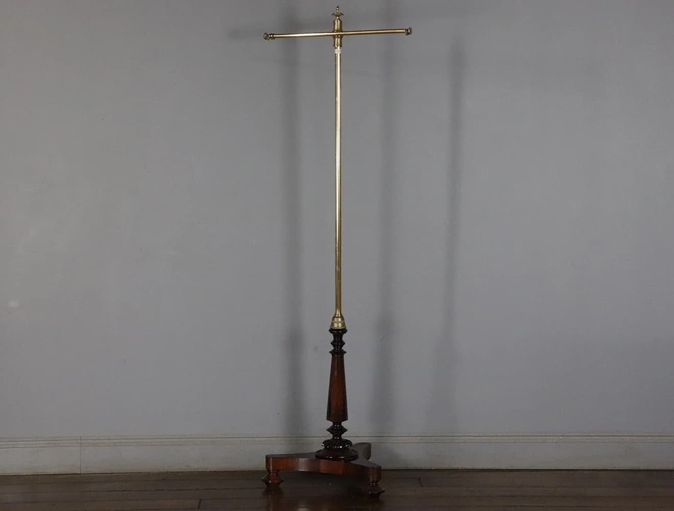 ファイヤースクリーン｜ローズウッド・1880年代 ポールスクリーン 150cm