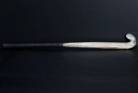 ホッケースティック｜ビーチ材・1960年代 濃紺のグリップ 93.5cm