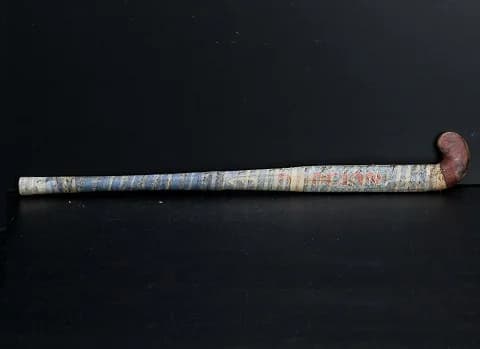 ホッケースティック｜ビーチ材・1960年代 白木の短めの一本 82cm