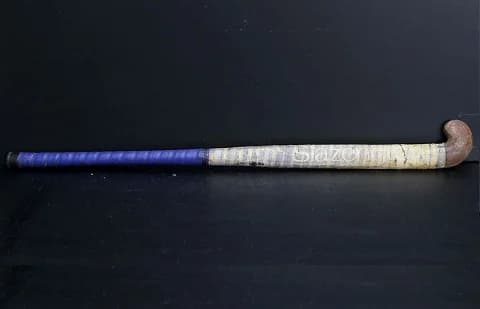ホッケースティック|ビーチ材・1960年代 紫のグリップ Slazenger 92.5cm