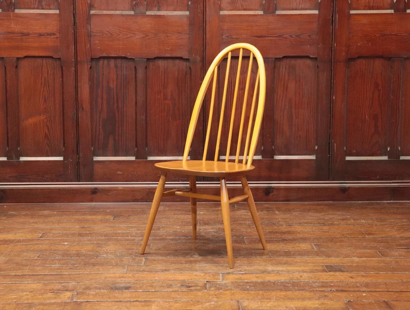 クエーカーチェア｜ビーチ材・エルム材・1960年代 スポークバックの名作椅子 ERCOL（アーコール）