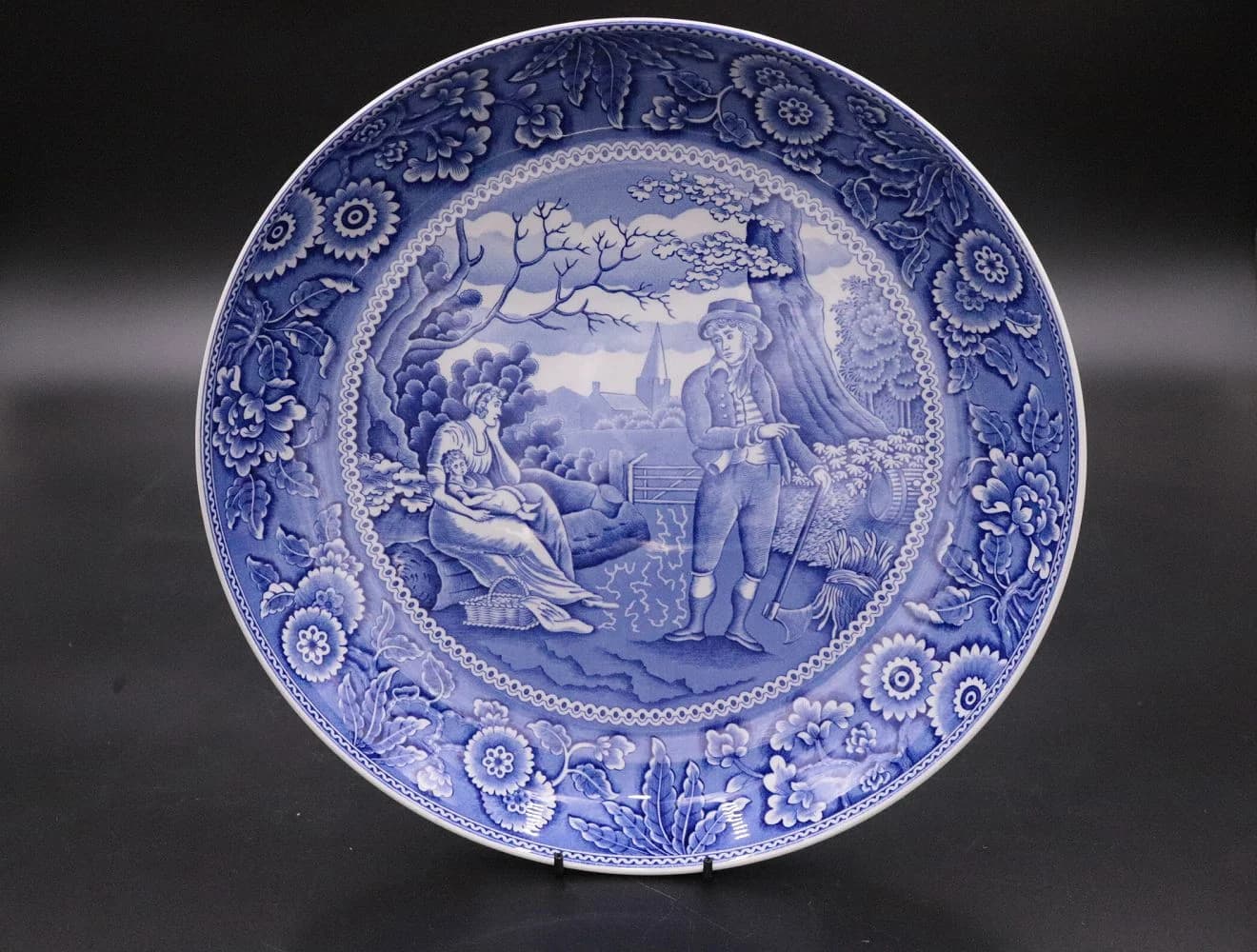 プレート|ブルールーム ウッドマン 30cm Spode(スポード)