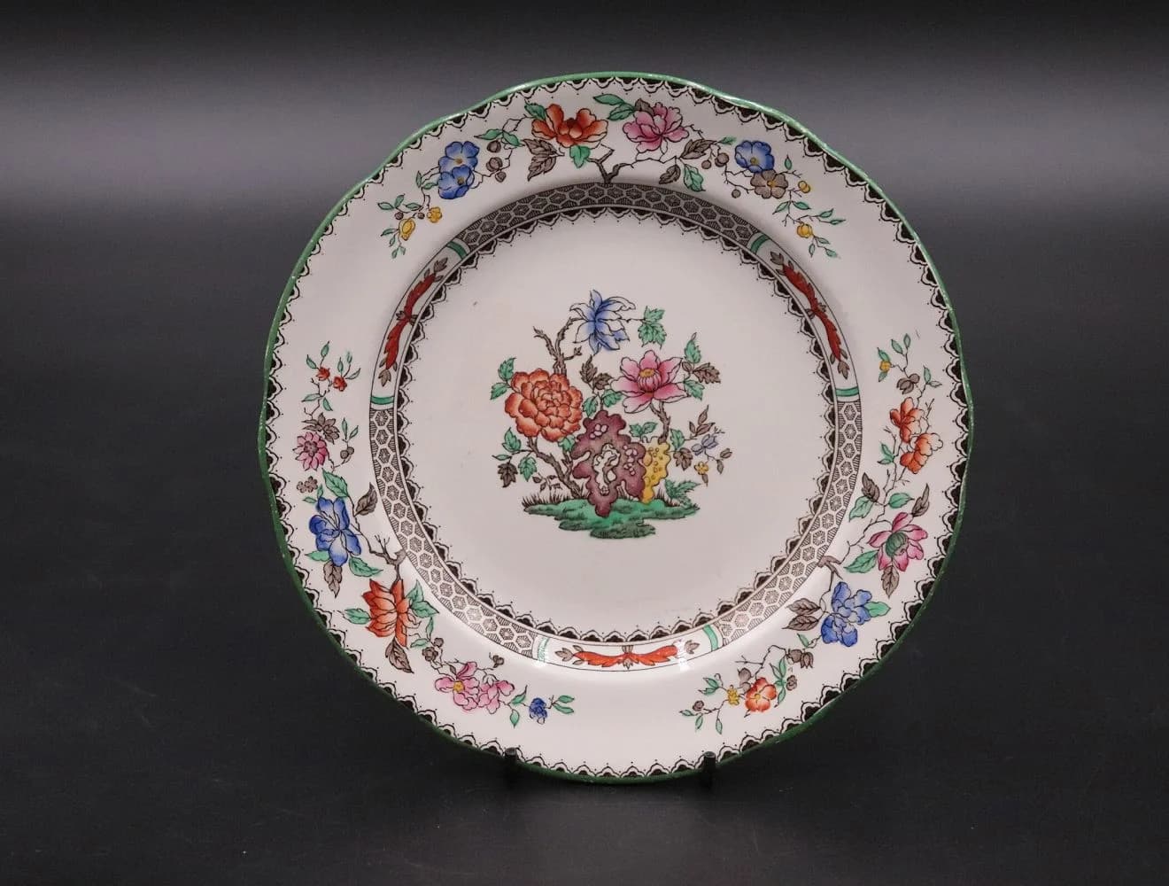 プレート|1970年代 チャイニーズローズ Spode(スポード)