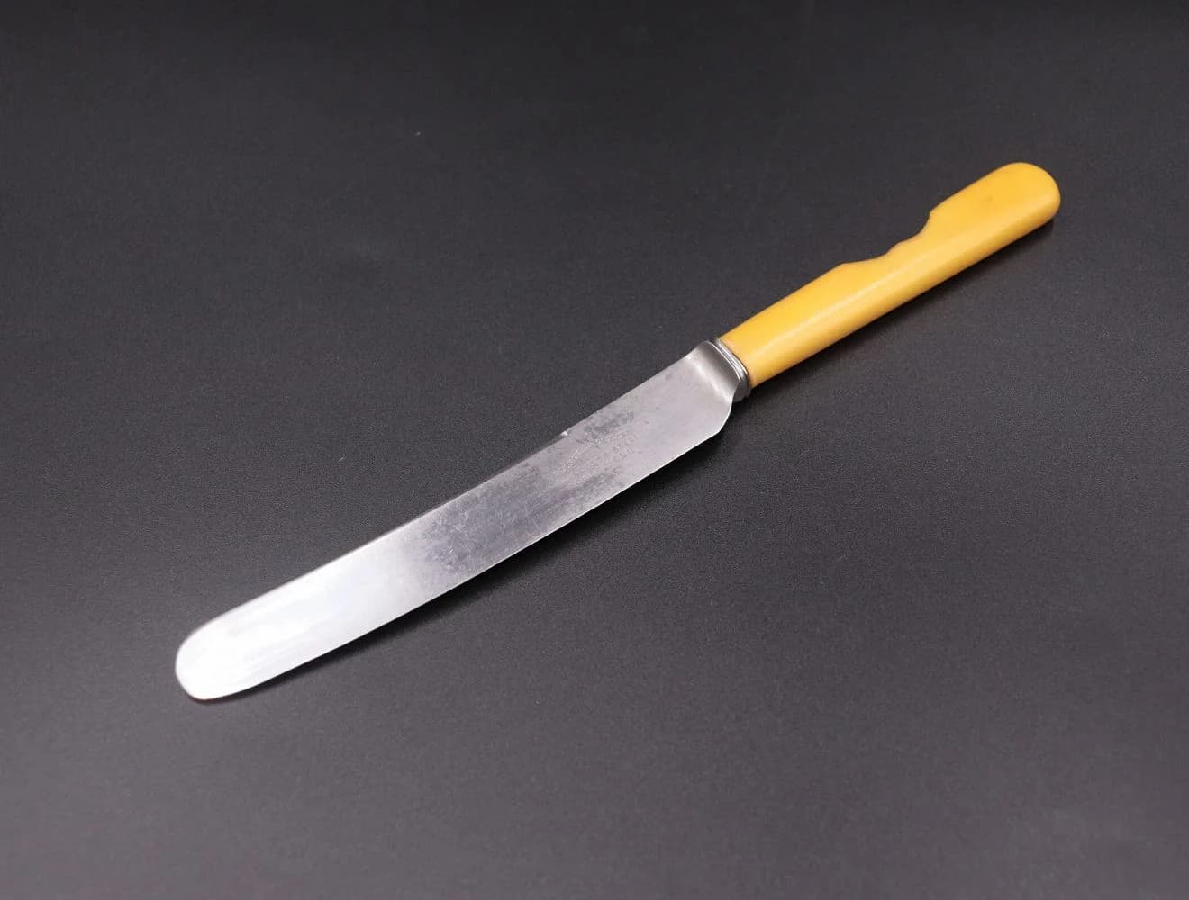 テーブルナイフ｜ステンレス・1960年代 中芯が覗く珍しい状態 24.5cm