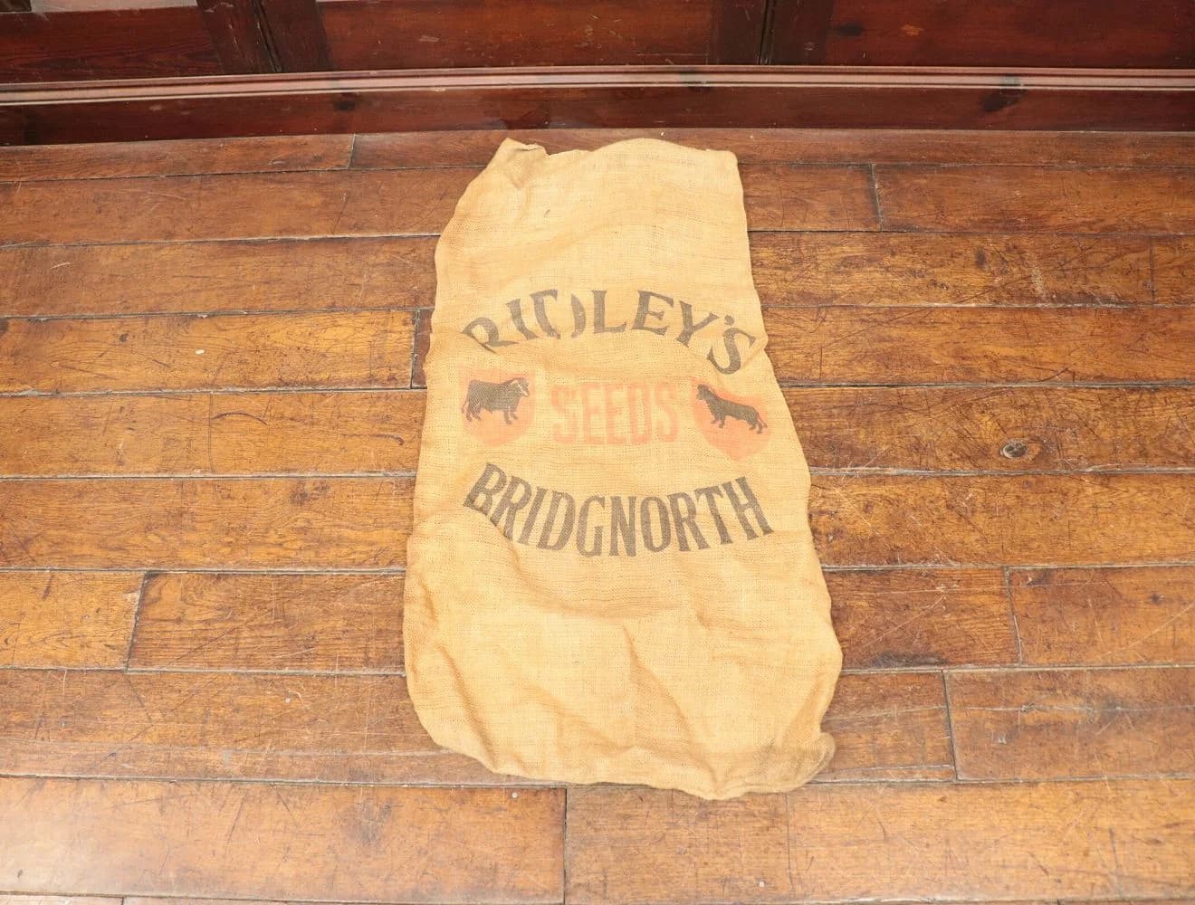 グレインサック|麻・1930年代 RIDLEY’S SEEDS BRIDGNORTH 52×99