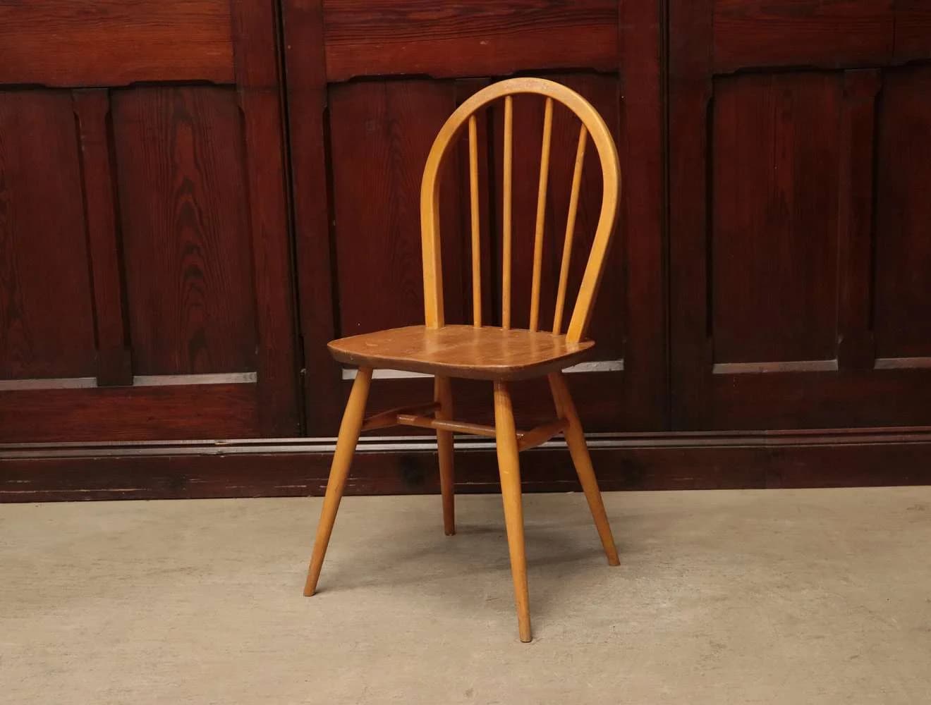フープバックチェア|ブナ材・エルム材・1960年代 ウィンザーキッチンチェア ERCOL(アーコール)