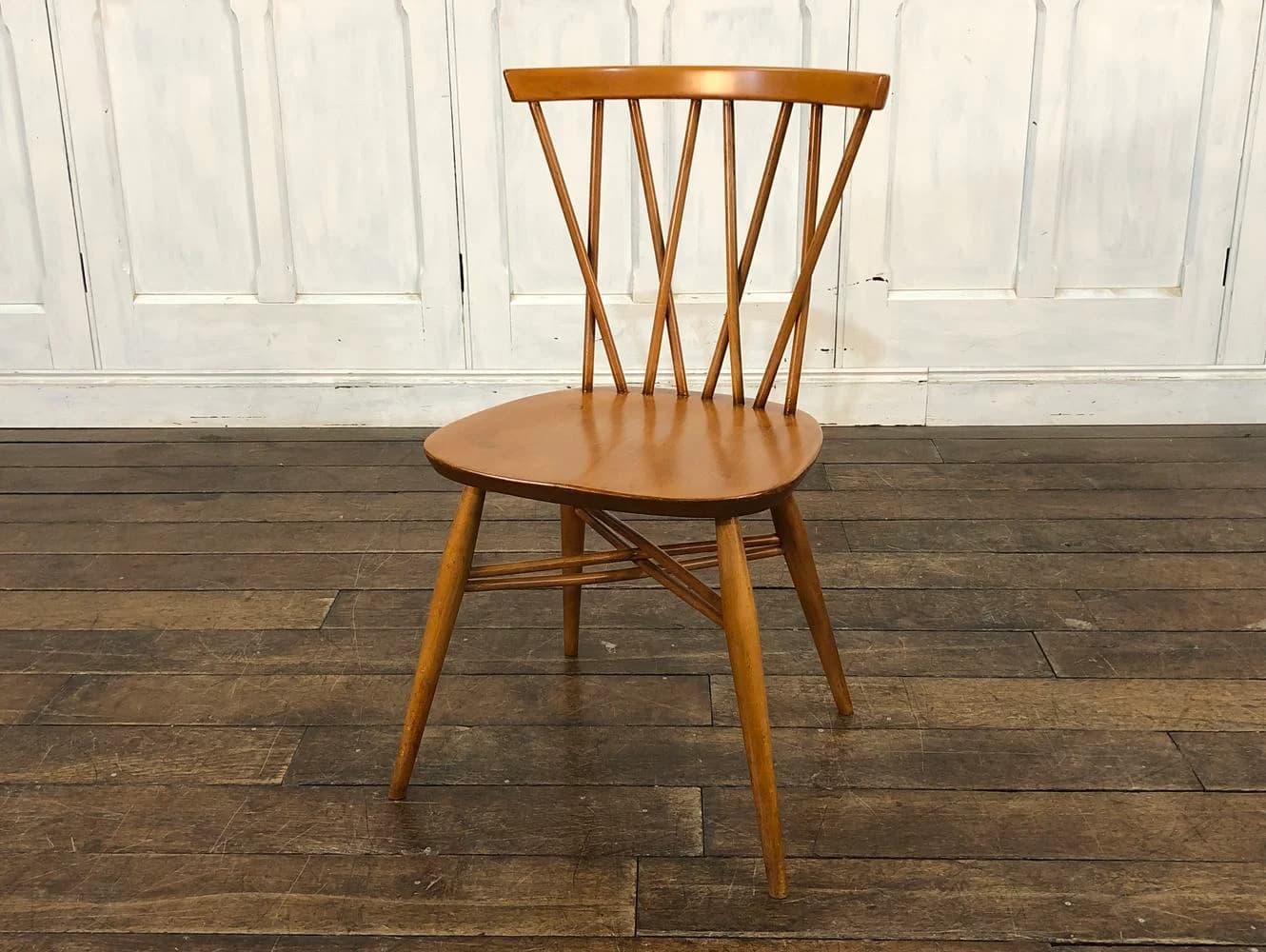エックスバックチェア｜ビーチ材・1960年代 ERCOL（アーコール）
