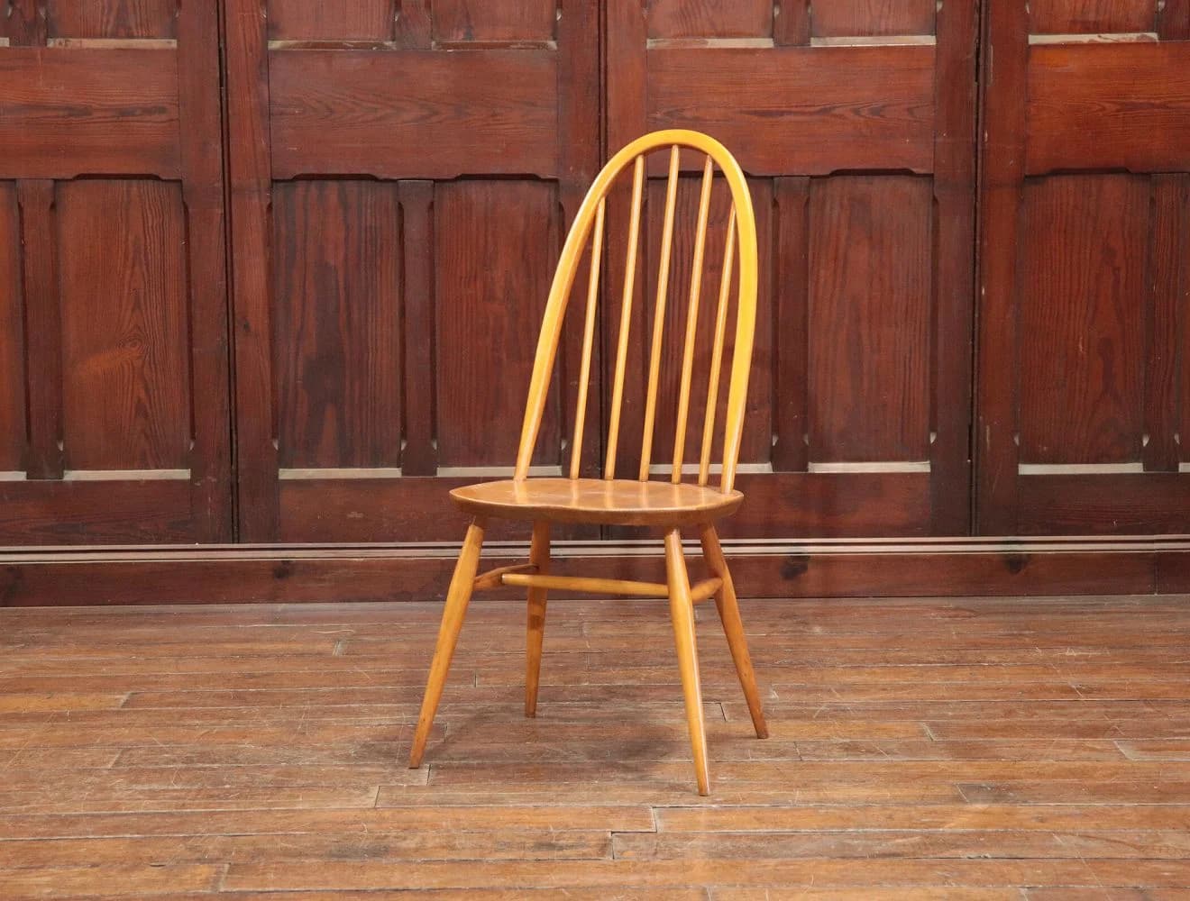 クエーカーチェア|ビーチ・エルム材・1960年代 スポークバック ERCOL(アーコール)