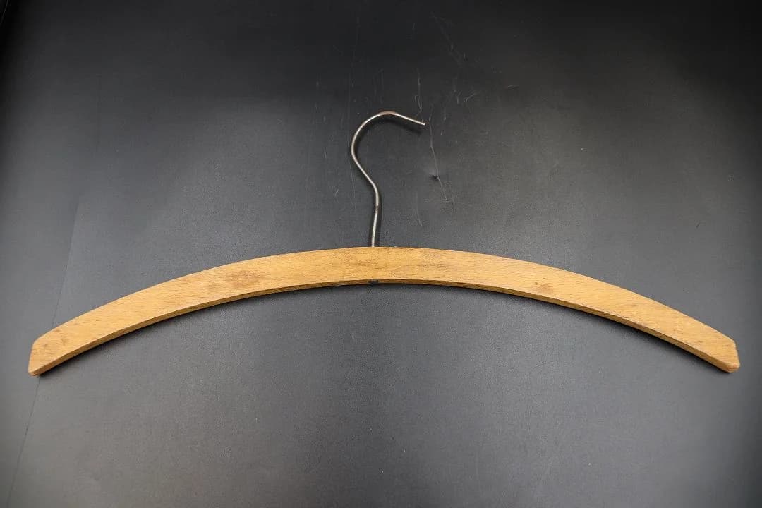 ハンガー｜木製・1930年代 無地の一本 幅42cm