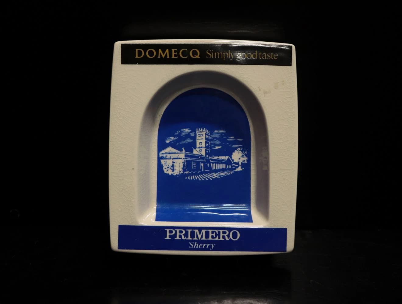 アッシュトレイ|セラミック・1970年代 DOMECQ PRIMERO Sherry 17.4cm