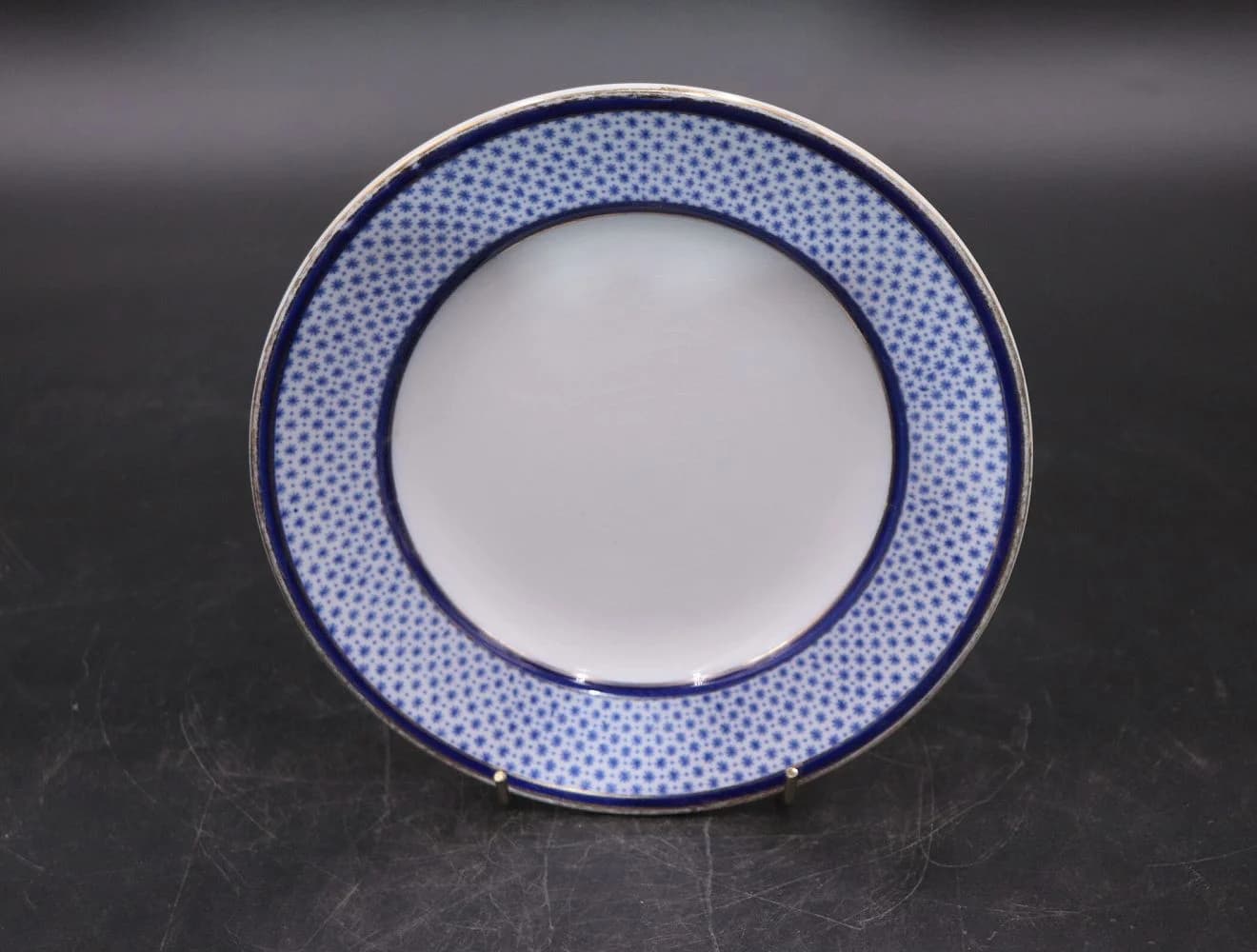 プレート|ロイヤルブルーと金縁 20cm Spode(スポード)