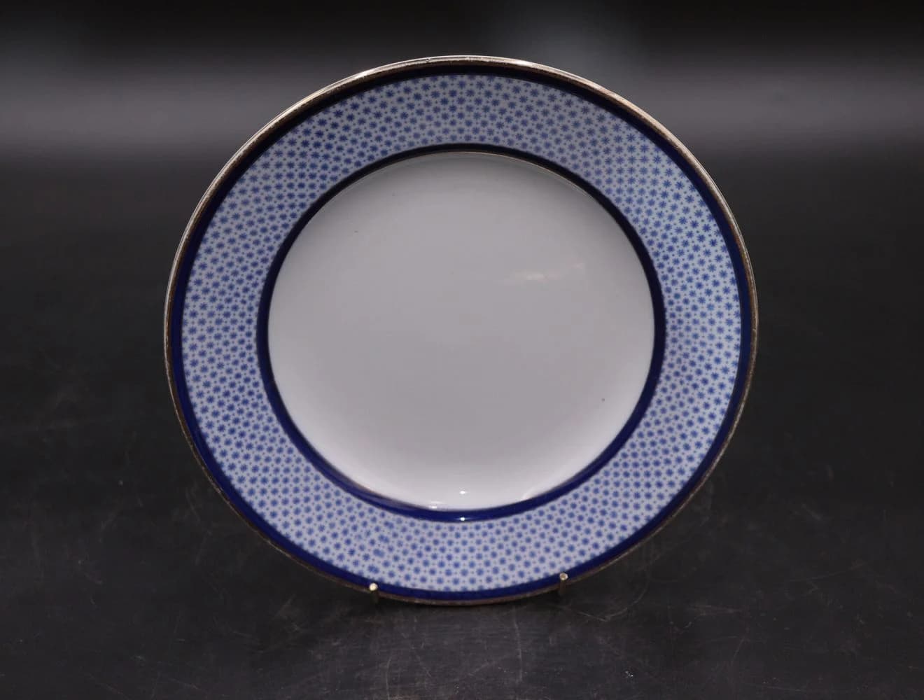 プレート｜ロイヤルブルーと金縁 22.3cm Spode（スポード）