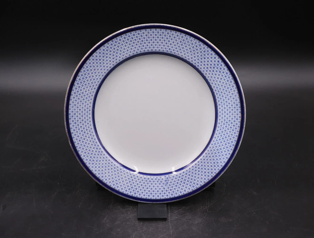 プレート｜ロイヤルブルーと金縁 26.5cm Spode（スポード）
