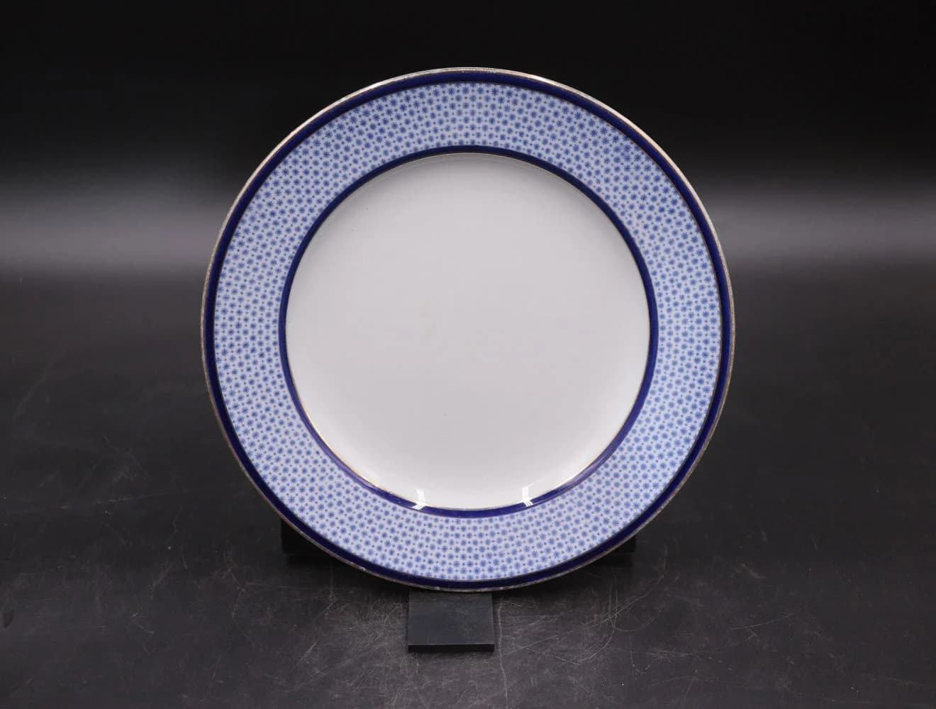 プレート｜ロイヤルブルーと金縁 26.5cm Spode（スポード）
