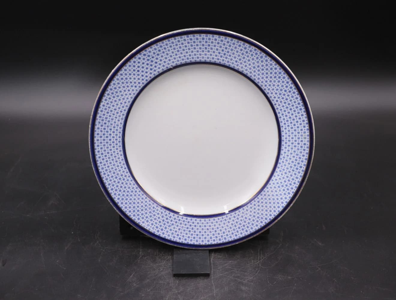 プレート｜ロイヤルブルーと金縁 26.5cm Spode（スポード）