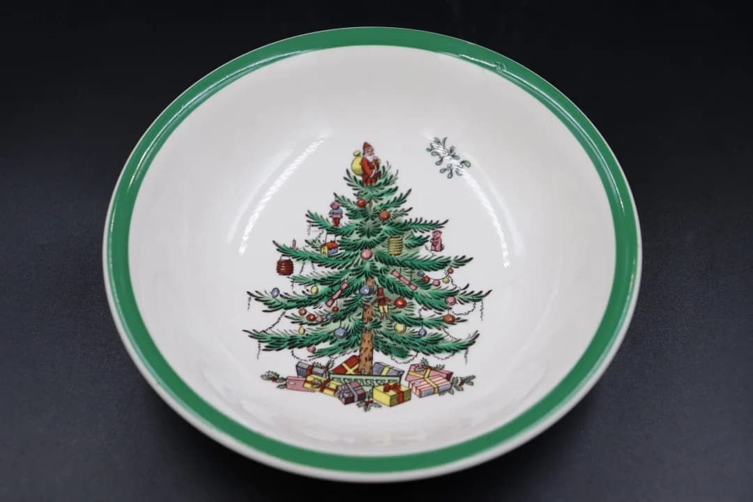 スーププレート|クリスマスツリー 16cm Spode(スポード)
