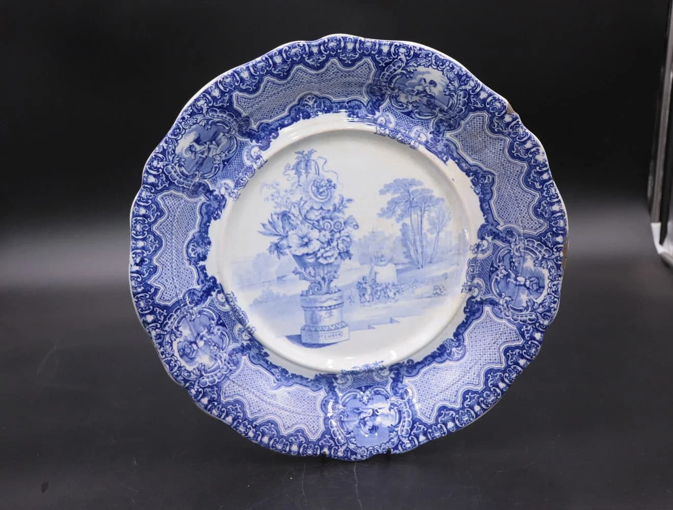 プレート|1900年代 シーズンズ 34cm Spode(スポード)