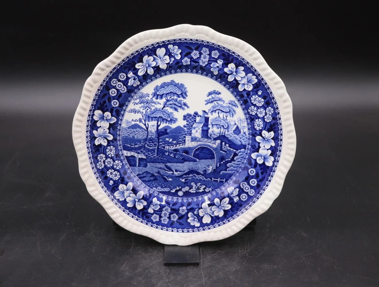 プレート｜ブルータワー 26.5cm Spode（スポード）