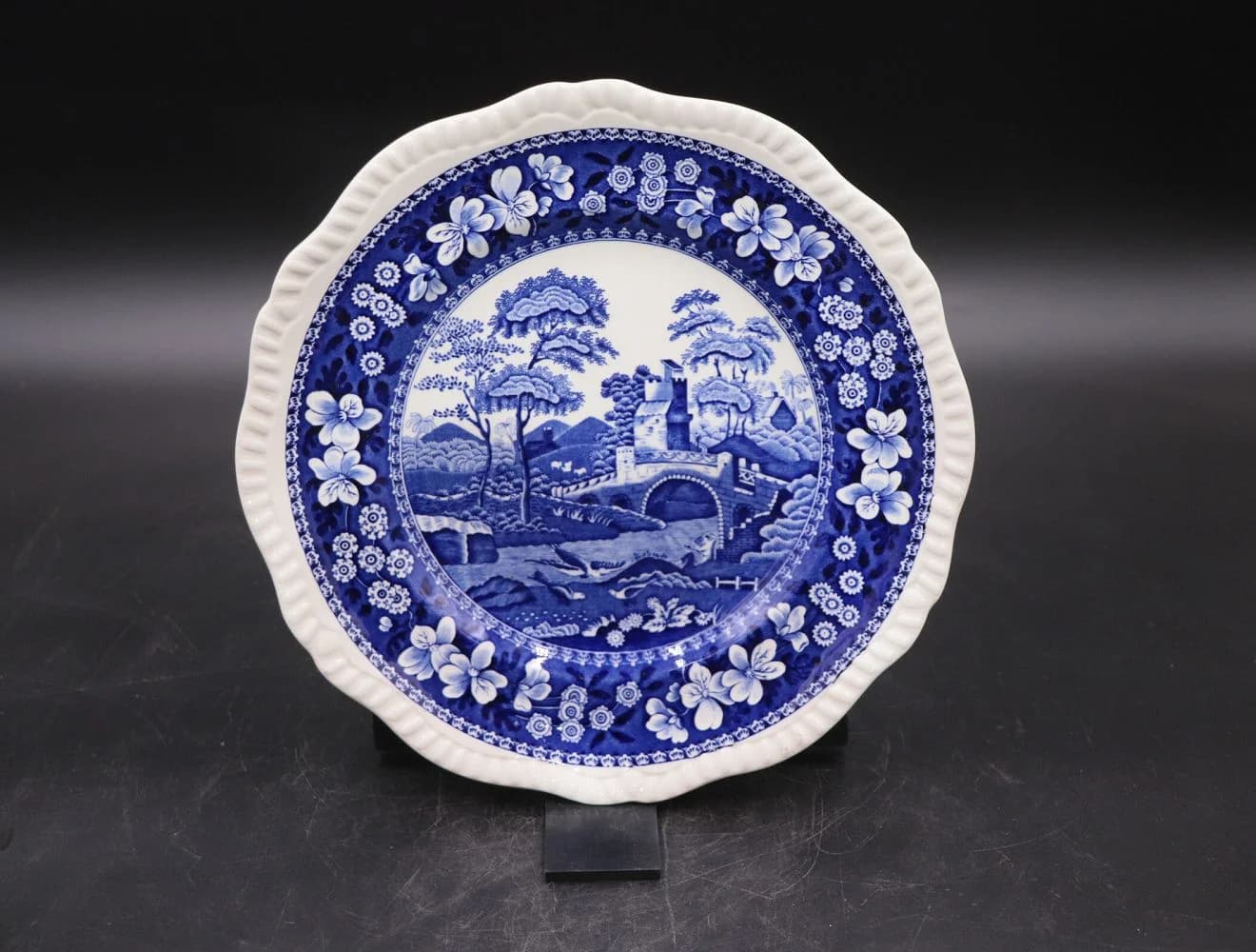 プレート|ブルータワー 26.5cm Spode(スポード)