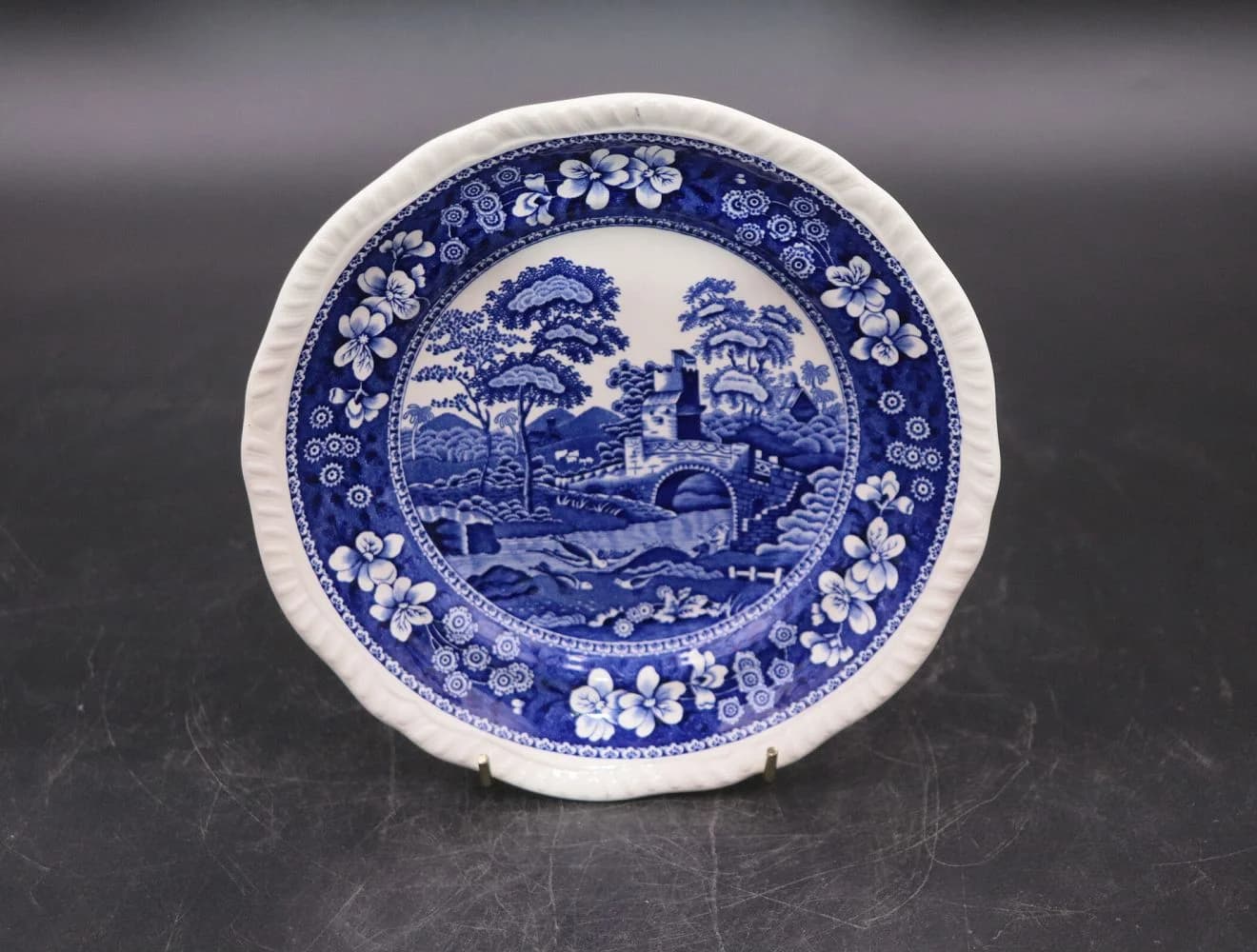 プレート|ブルータワー 19.5cm Spode(スポード)