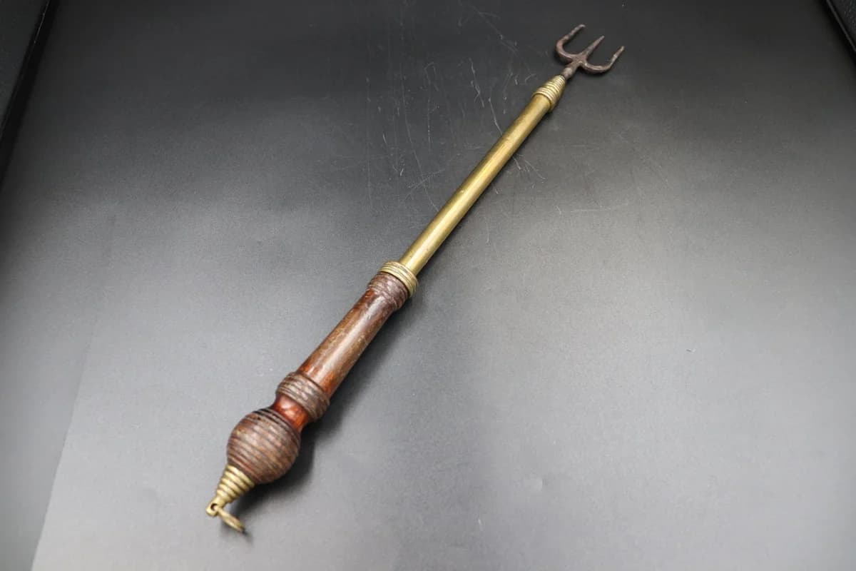 トースティングフォーク｜真鍮・1930年代 伸縮式の64cm