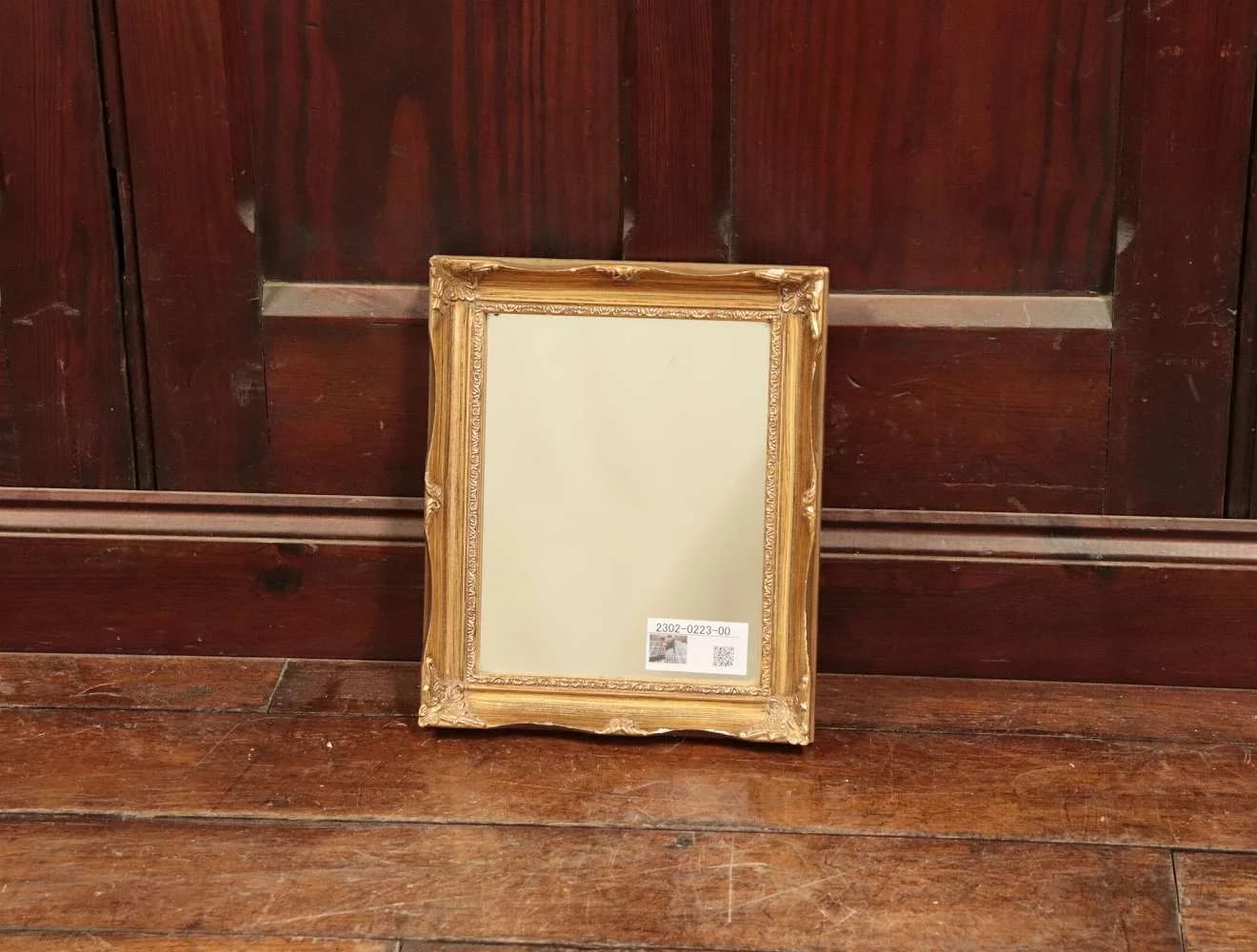 ミラー|1930年代 金彩の小さな額縁型 26.5×31.5cm